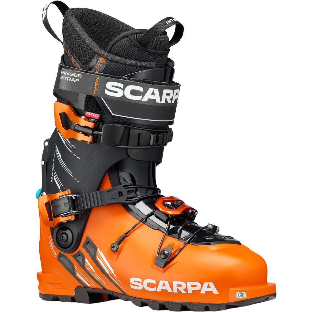 SCARPA Maestrale オレンジ/ブラック スキー ブーツ Scarpa - Maestrale Touring Ski Boots Men orange black at Sport