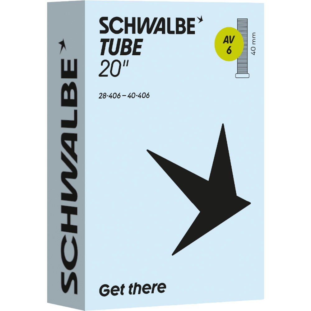 Schwalbe - AV6 28/40-406 40mm Standardschlauch 20'
