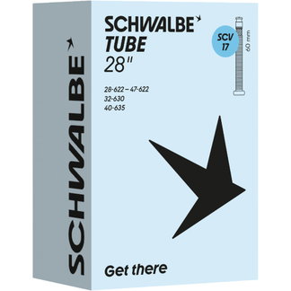 Schwalbe SCV17 700c Clik Valve Inner Tube - 700c x 28-47mm60mm