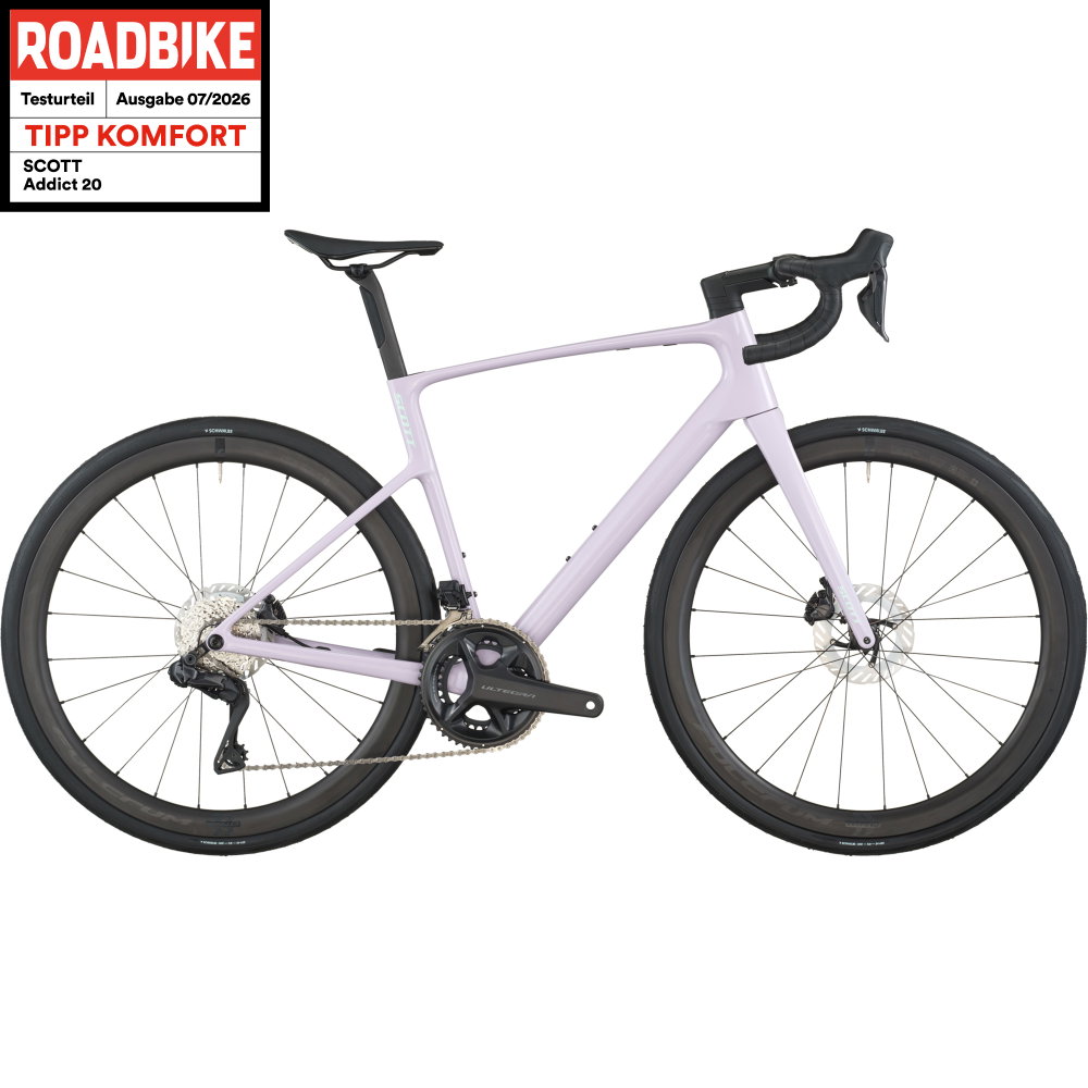 Scott - Addict 20 Carbon Rennrad violet pink