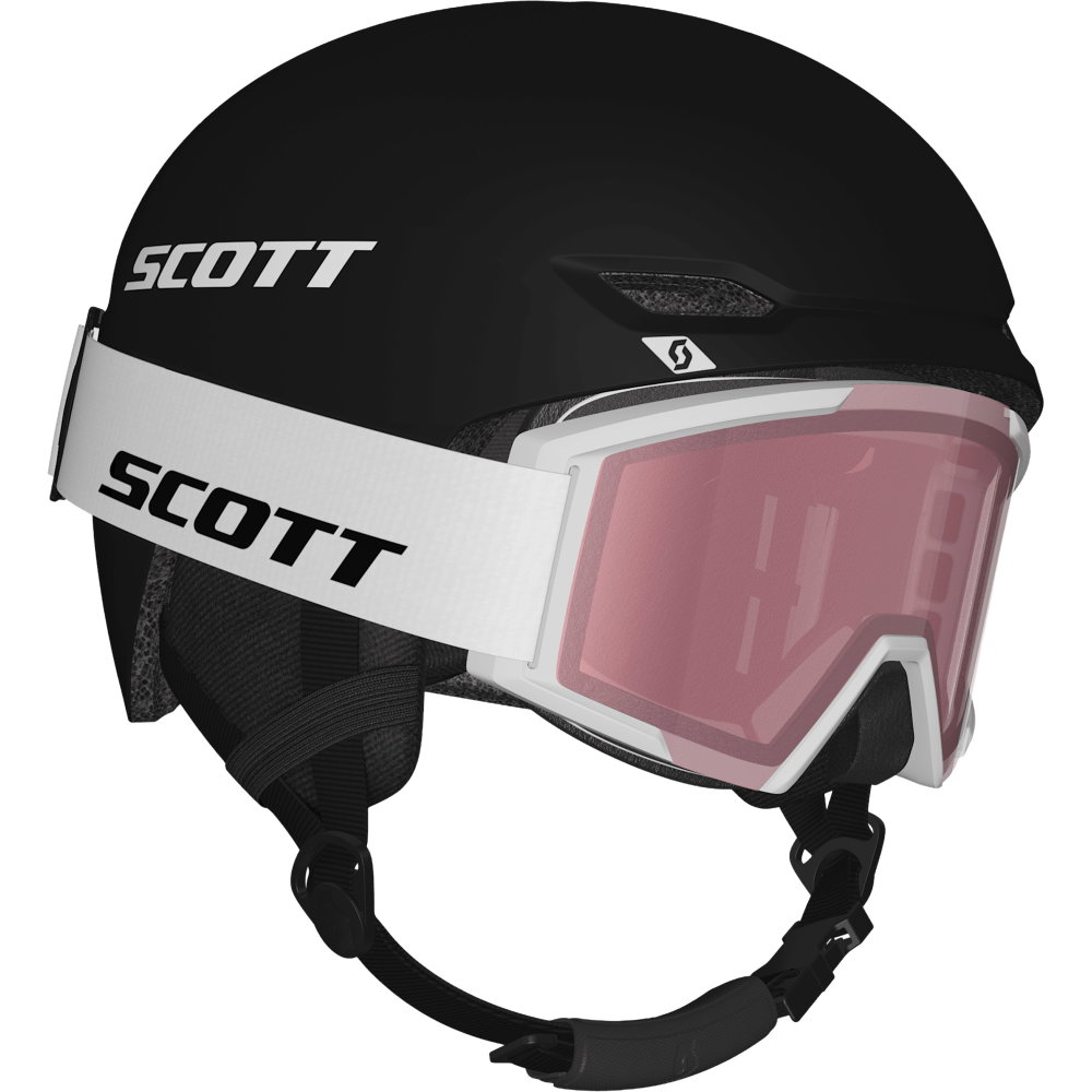 Scott - Keeper 2 Skihelm Kinder stealth black inkl. Junior Shield Skibrille
