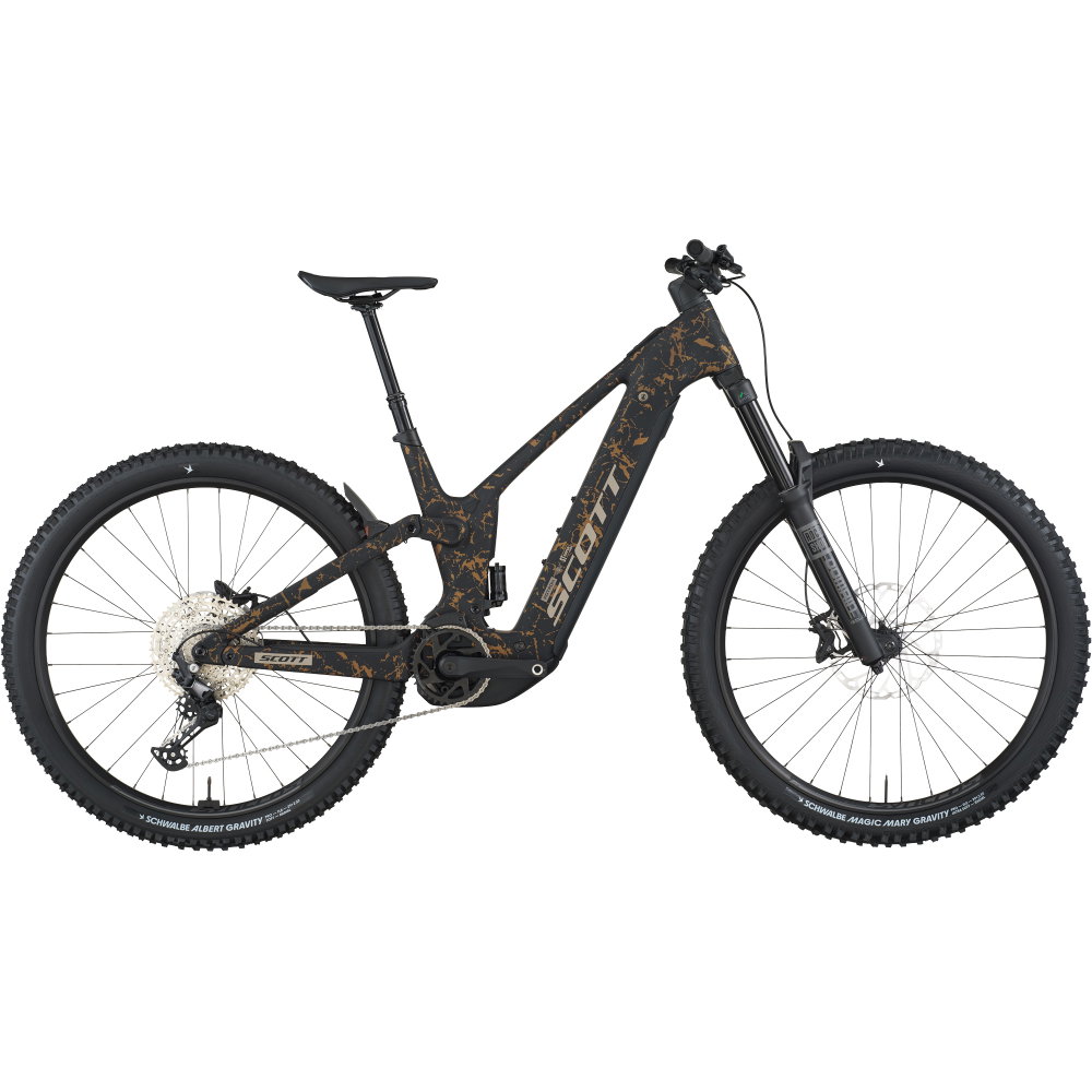 Patron St 910 Shimano Deore 12v 800wh 29 Schwarz Gold 2025 All Suspendent Elektro Mountainbike