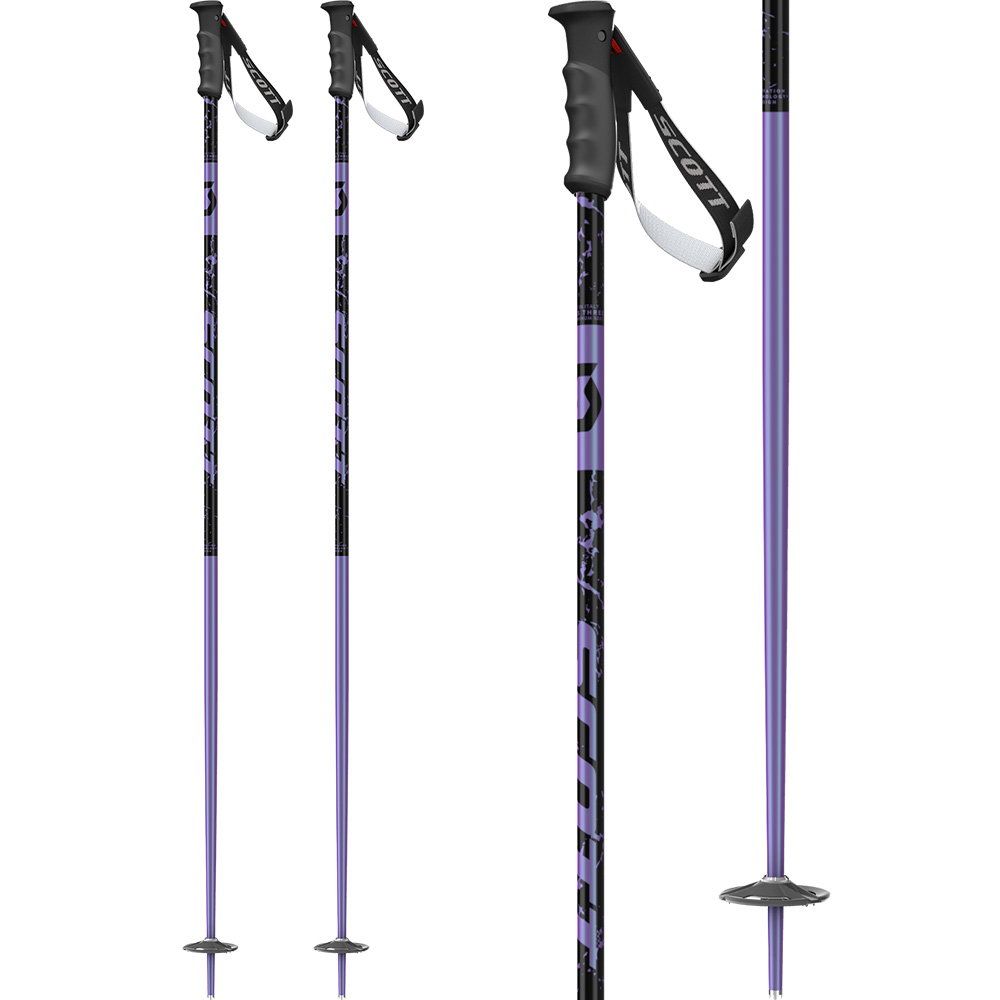 Scott - Pure SRS Alpin Skistöcke aurora green