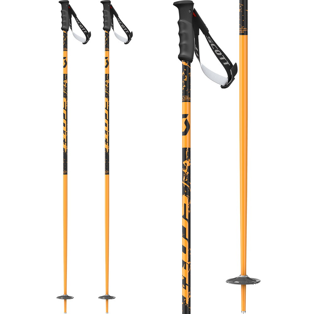 Scott - Pure SRS Alpin Skistöcke mandarin orange
