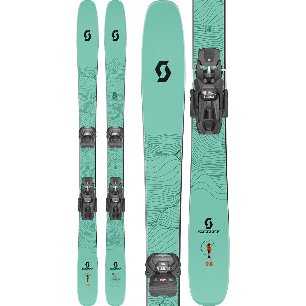 Scott - Sea 98 24/25 Ski inkl. Attack Lyt 12 GripWalk® Bindung