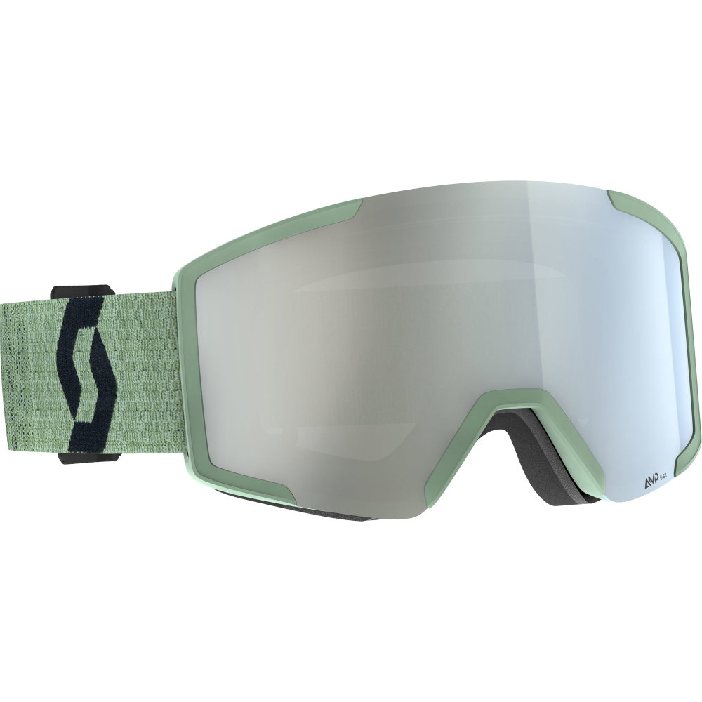 Scott - Shield Skibrille soft green