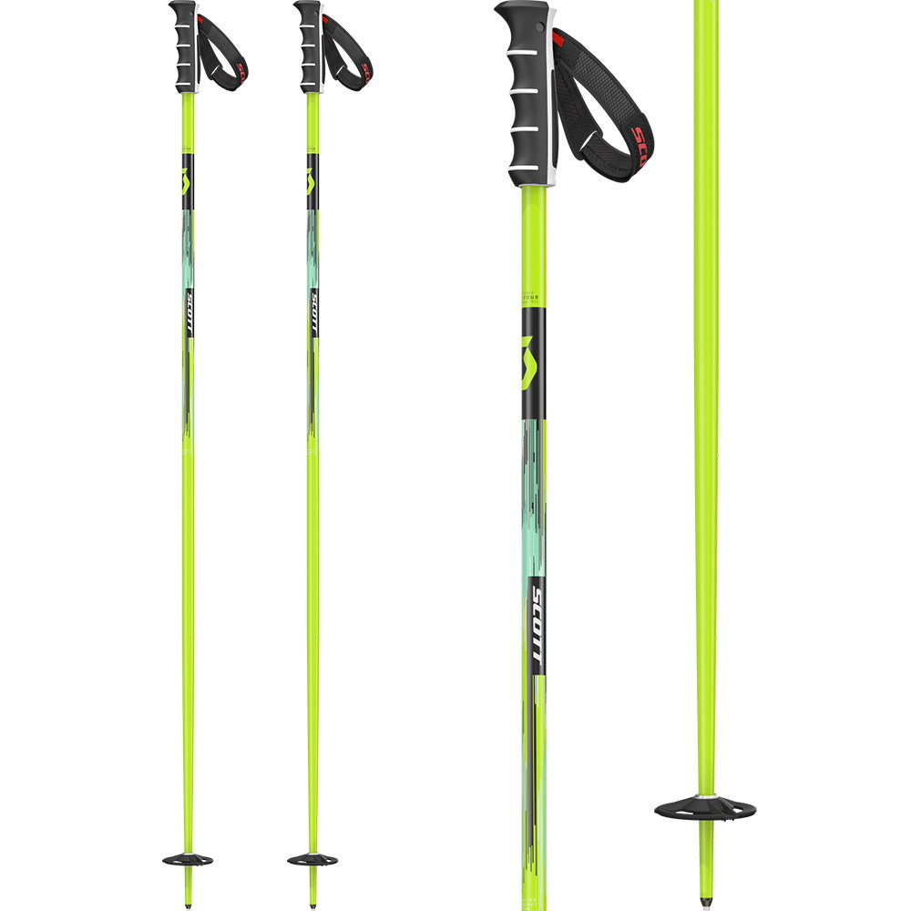 Scott - Team Issue SRS Alpin Skistöcke fluo yellow