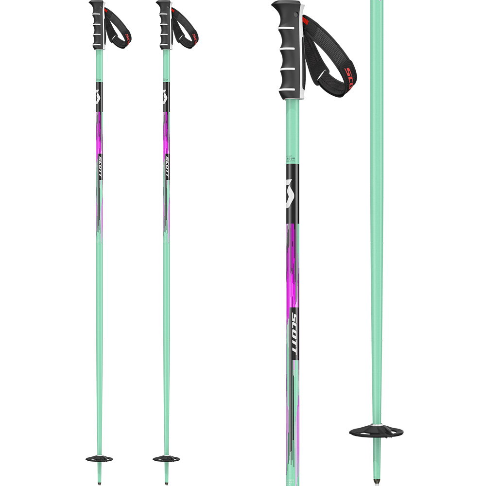Scott - Team Issue SRS Alpin Skistöcke mint green
