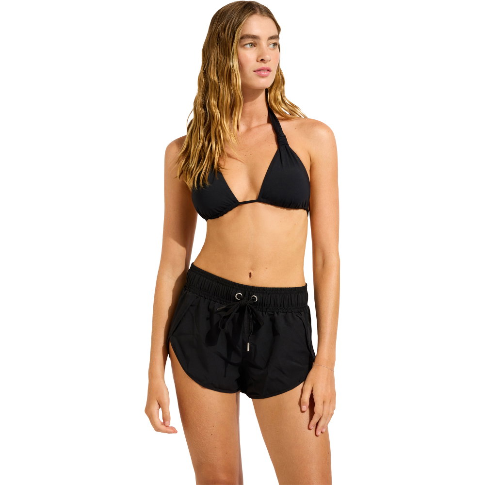 Seafolly - Multi Fit Longline Tri Bikini Top Damen schwarz