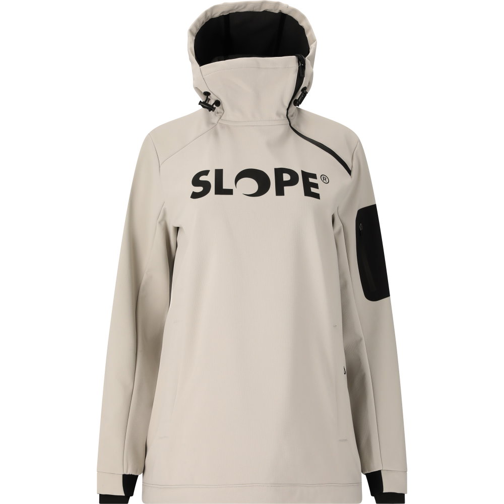 Slope - Fletcher W-PRO 8 Softshell Hoodie Damen silver lining