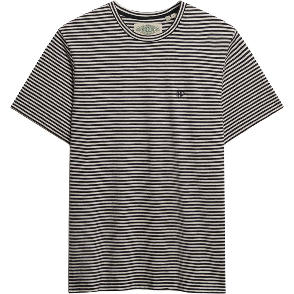 Superdry - Classic Essential Stripe T-Shirt Herren prep navy stripe