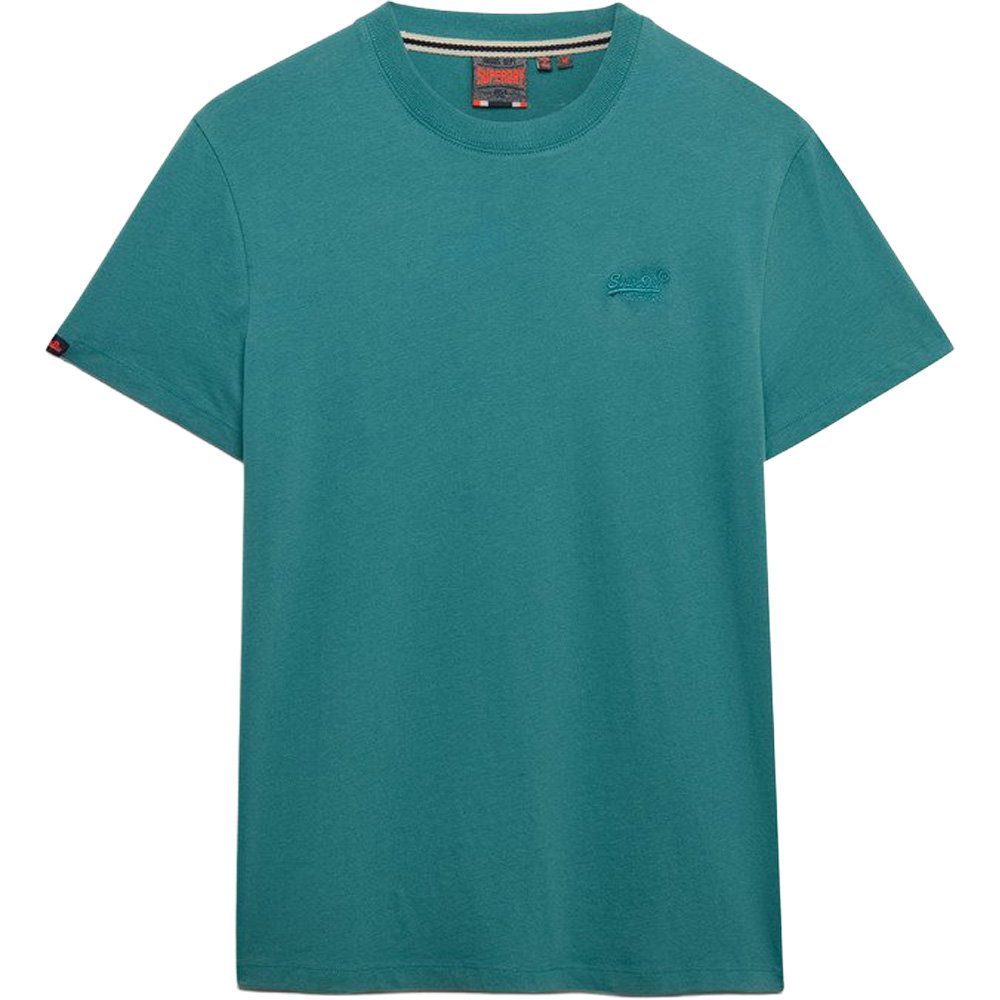 Superdry - Essential Logo EMB T-Shirt Herren blau