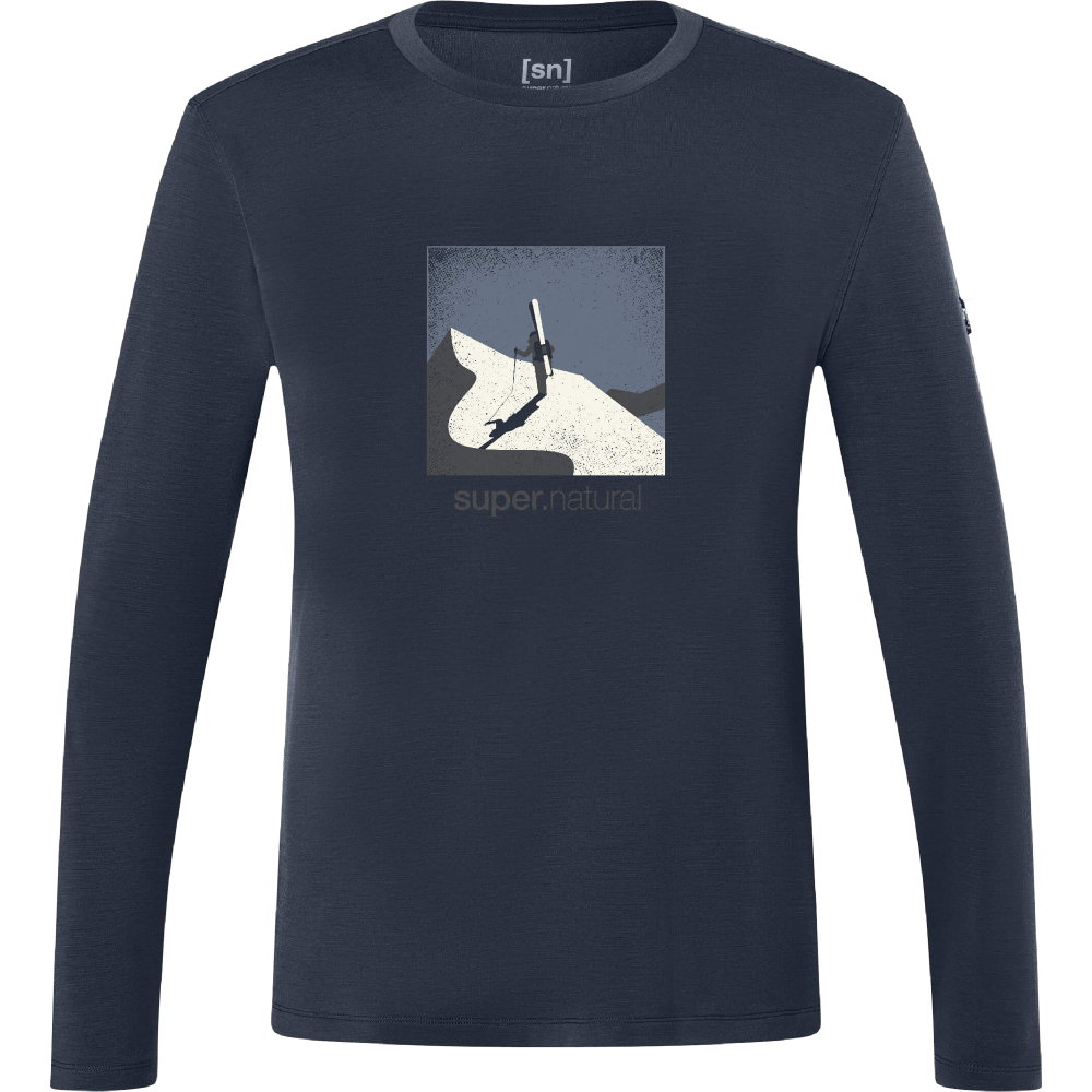 super.natural - Almost Done Longsleeve Herren blueberry