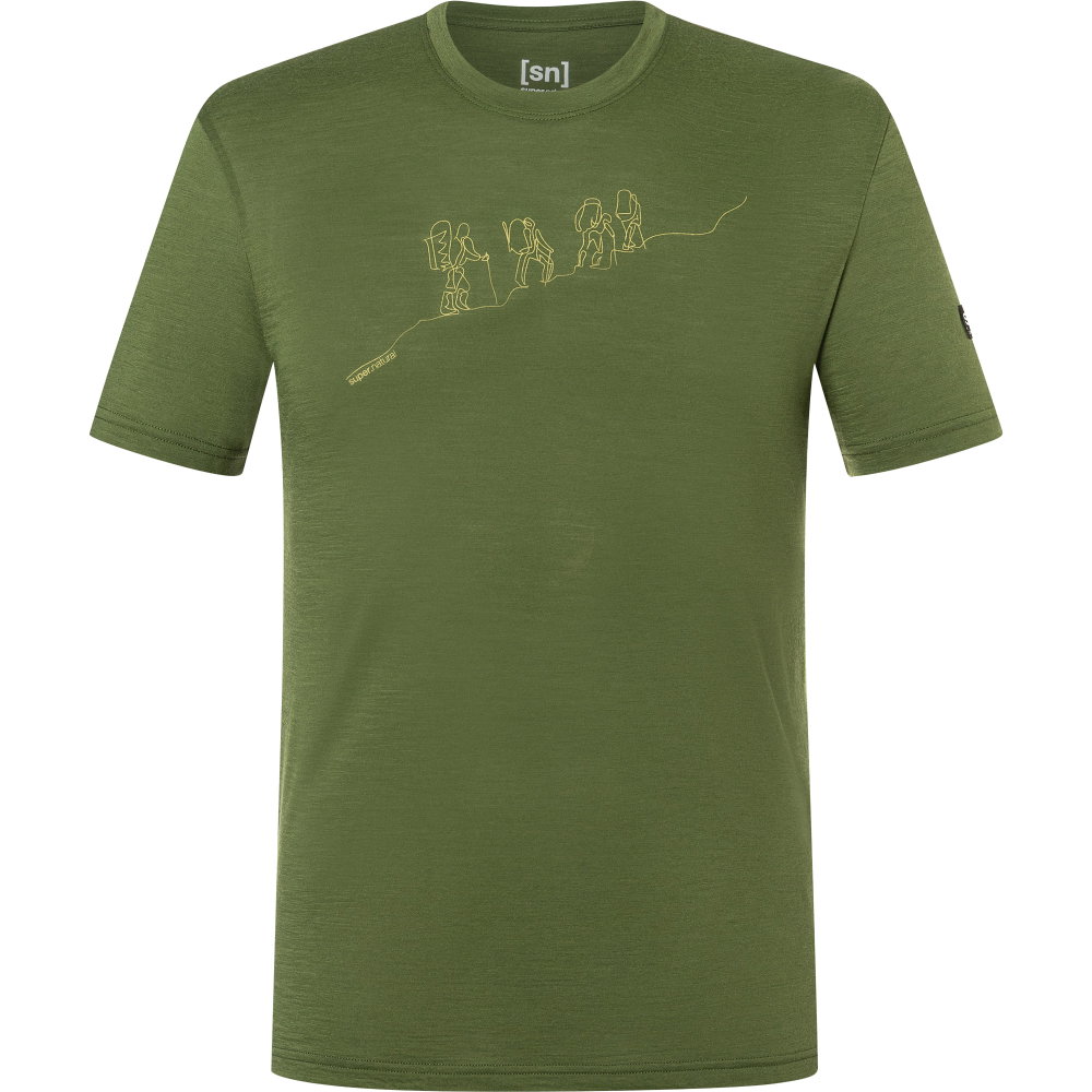 super.natural - Hiking T-Shirt Herren chive