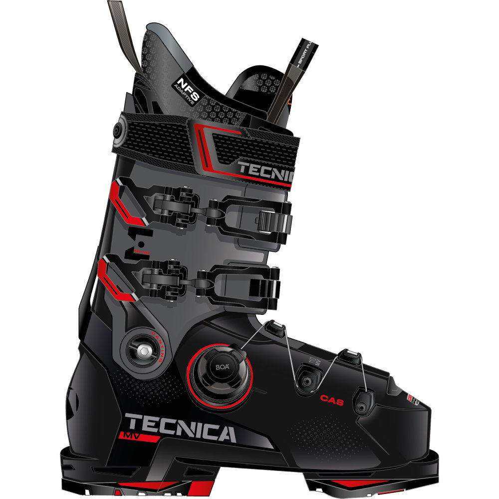 Tecnica - Mach BOA® MV 110 GripWalk® Alpin Skischuhe Herren schwarz