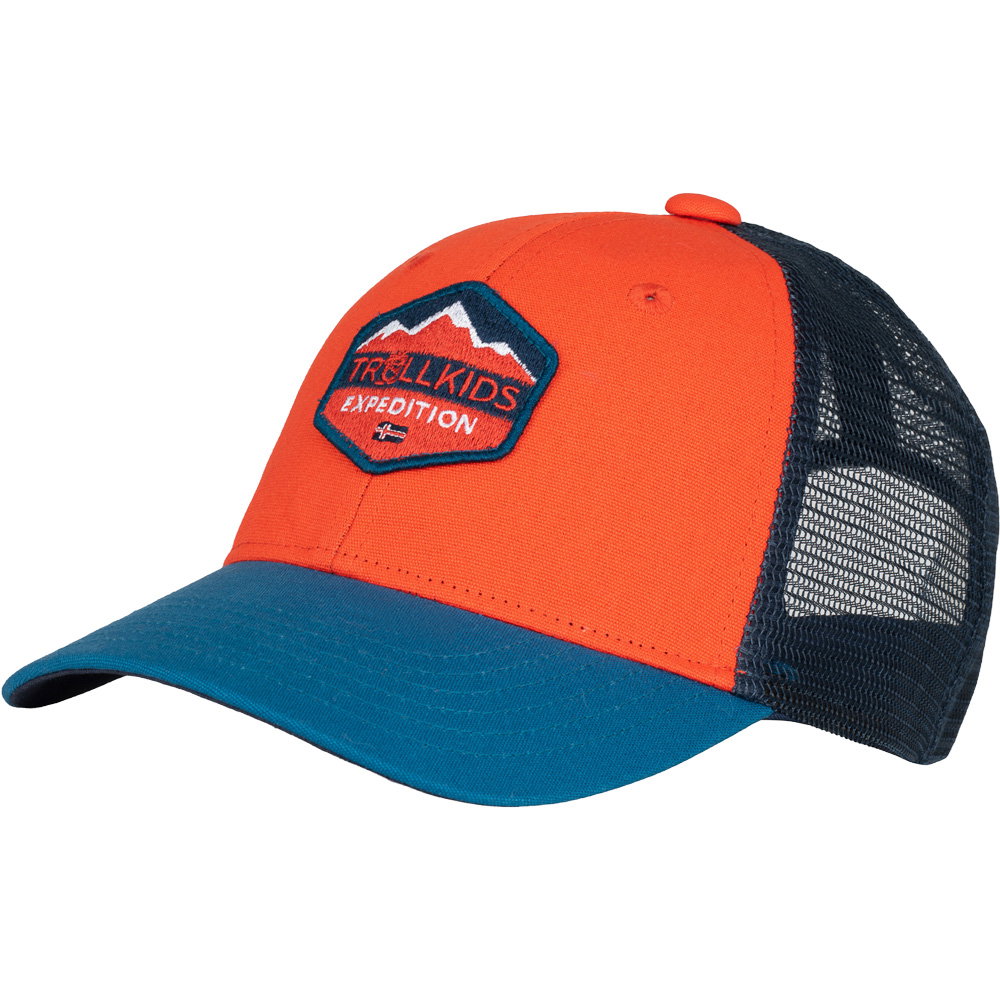 Trollkids - Femund Cap Kinder fire red