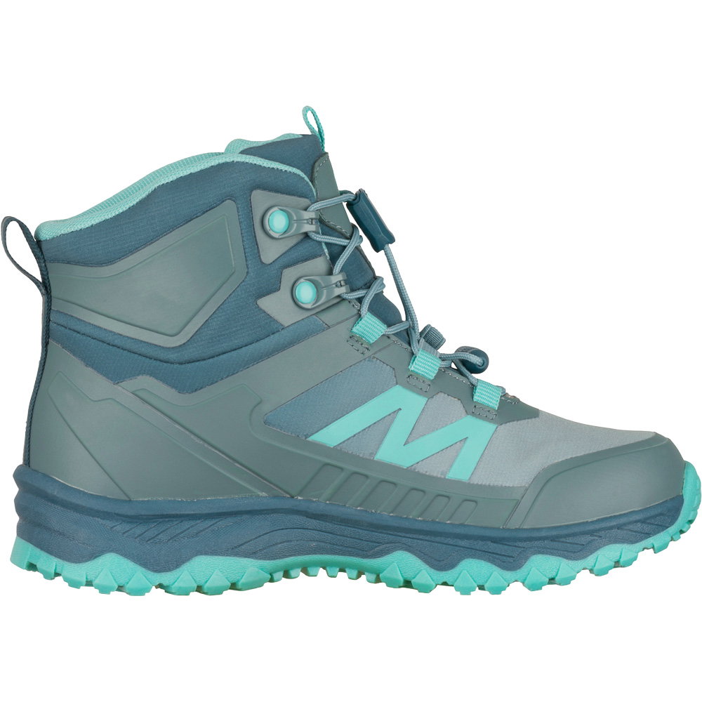 Trollkids - Sirdal Hiker Mid Wanderschuhe Kinder glacier green