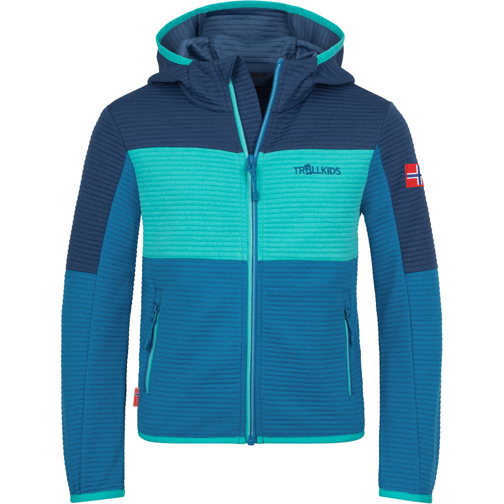 Trollkids - Sogndal XT Fleecejacke Kinder mystic blue