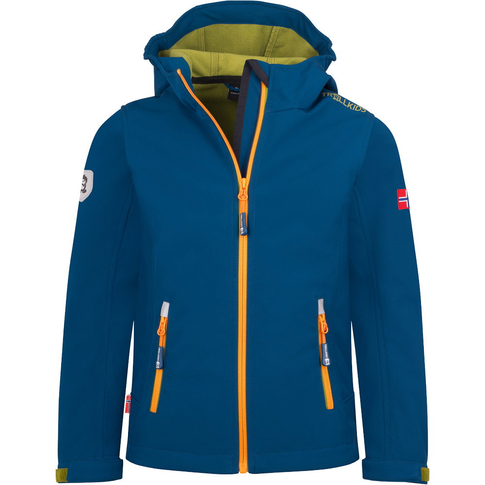 Trollkids - Trollfjord Softshelljacke Kinder madeira blue
