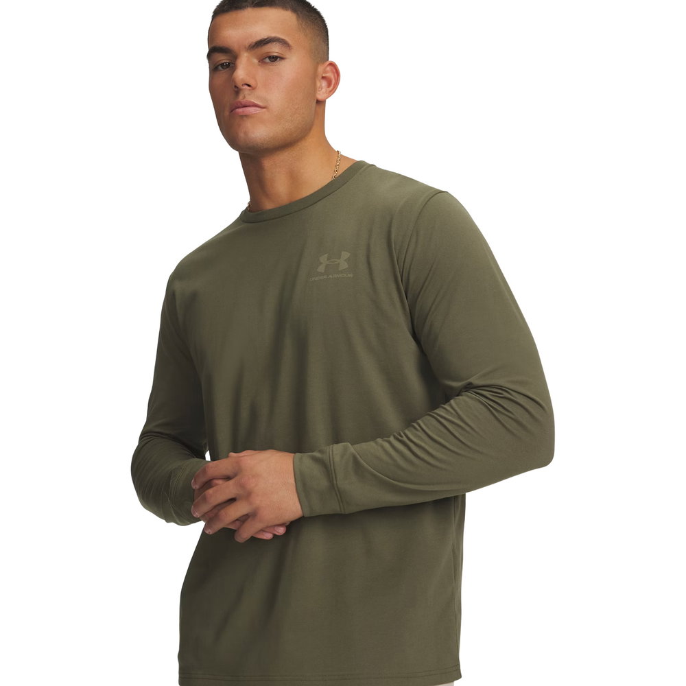 Under Armour - Sportstyle Left Chest Longsleeve Herren marine od green