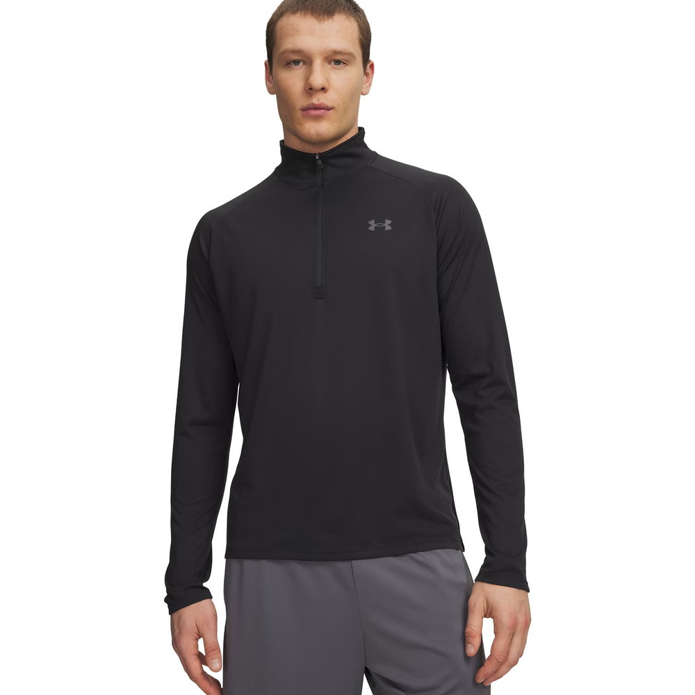 Under Armour - Tech™ 1/2 Zip Longsleeve Herren schwarz
