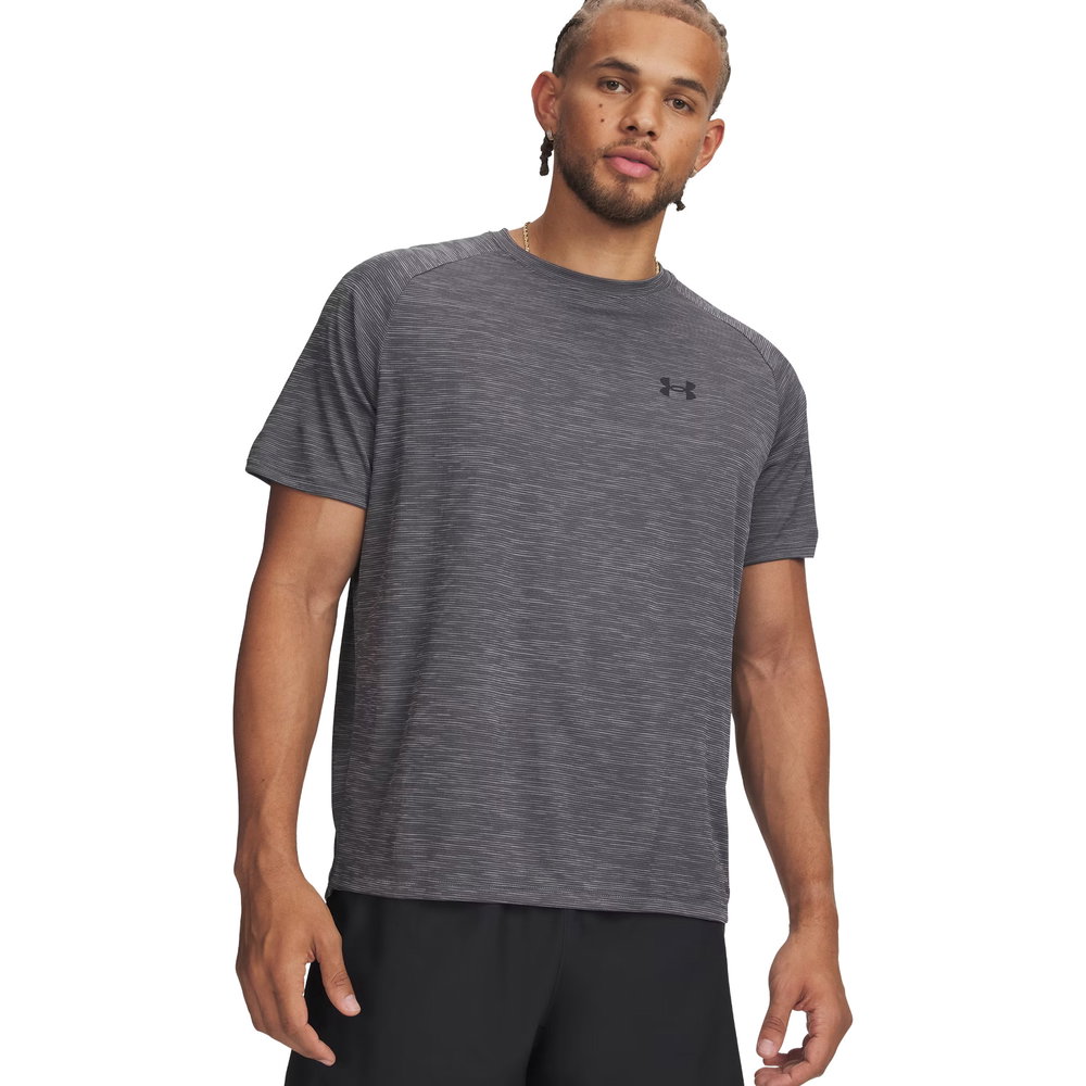 Under Armour - Tech Textured T-Shirt Herren castlerock