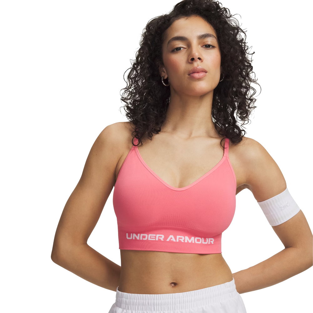 Under Armour - Vanish Seamless Low Sport BH Damen bittersweet pink