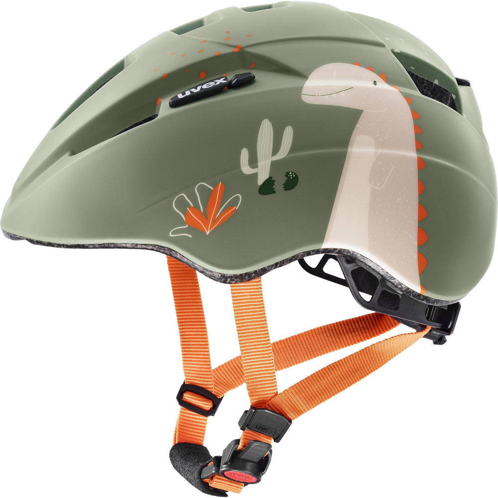 Uvex - Kid 2 cc Fahrradhelm Kinder sage green dino matt