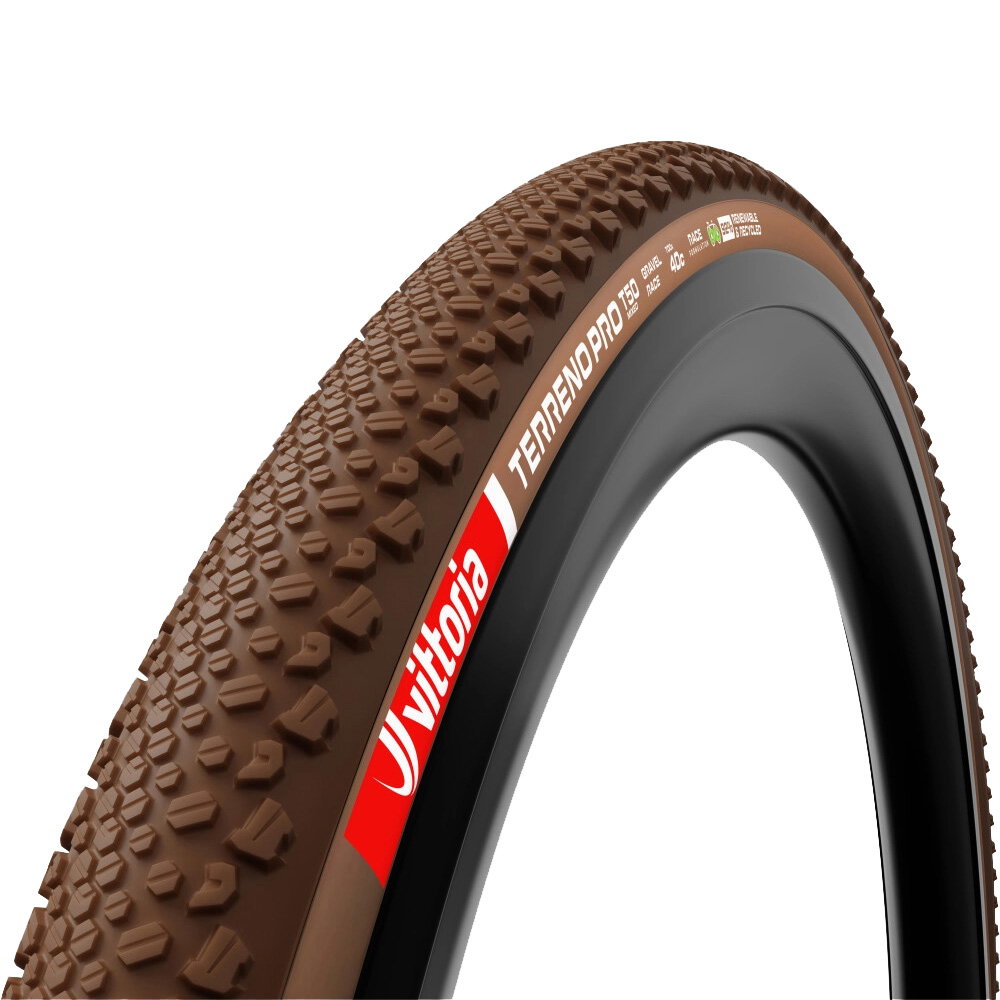 Terreno Pro T50 Mixed Gravel Race 700 Mm Gravel Reifen Tubeless Ready Faltbar Pannenschutzgurtel Race Formulierung Naturbraun Beige Seitenwan