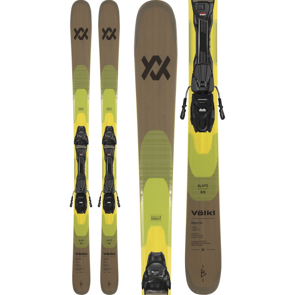 Völkl - Blaze 86 Olive 24/25 Ski Damen inkl. FDT TP 10 Freeskibindung