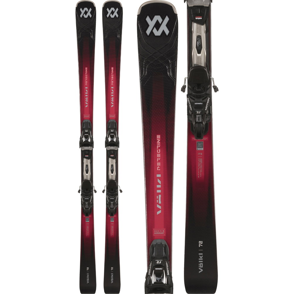 Völkl - Peregrine 72 Black 26/27 Ski inkl. RMotion-T 12 Bindung