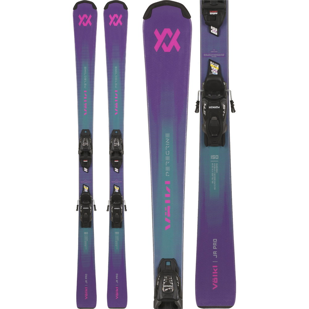 Völkl - Peregrine JR Pro 26/27 Kinderski inkl. 7.0 vMotion JR Bindung (140-160cm)
