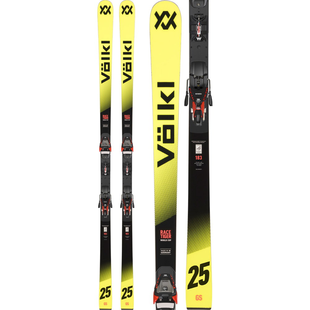 Völkl - Racetiger GS R WC-Platte 26/27 Ski inkl. Platte und COMP 16 Bindung