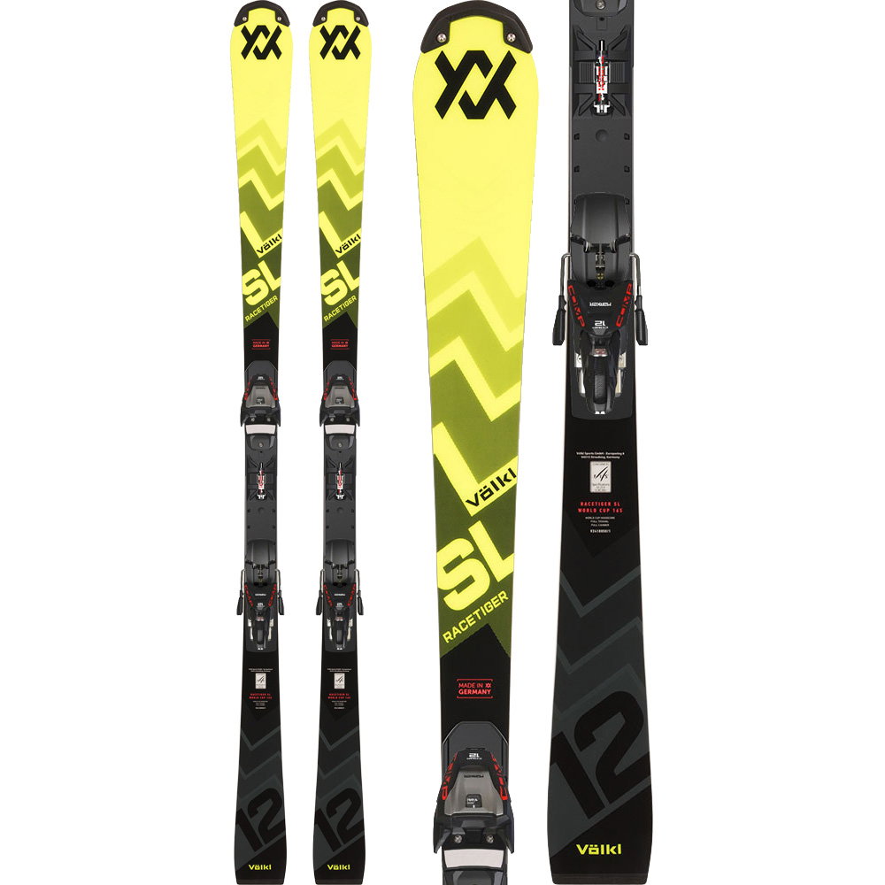 Völkl - Racetiger SL R WC FIS 24/25 Ski mit Platte inkl. COMP 12 Bindung