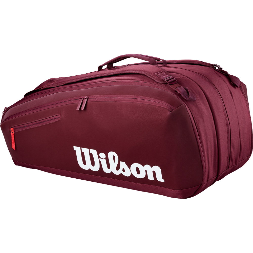Wilson - Defyer 15 Pack Racket Bag Tennistasche burgund