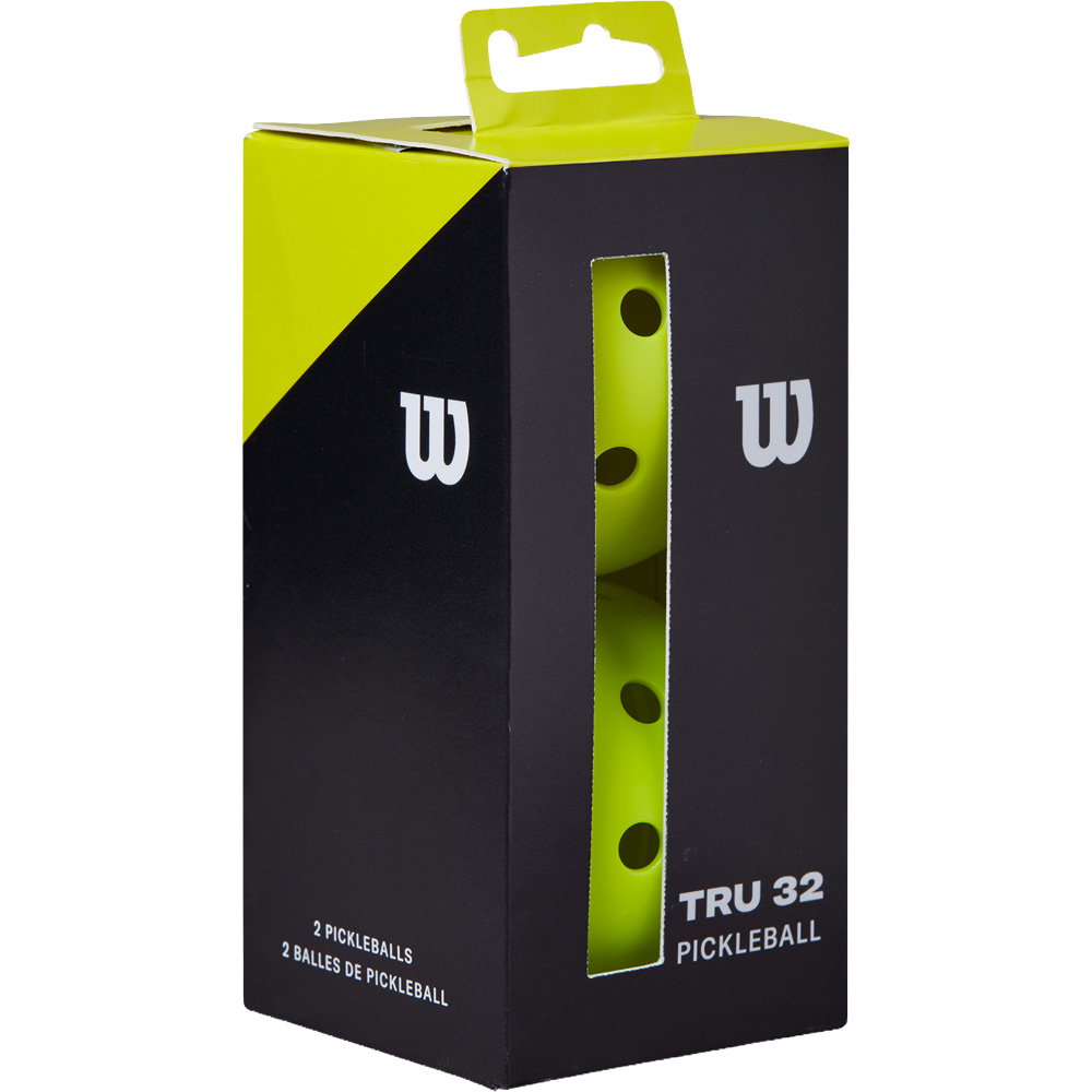 Wilson - TRU 32 Pickleball-Ball 2er Pack gelb