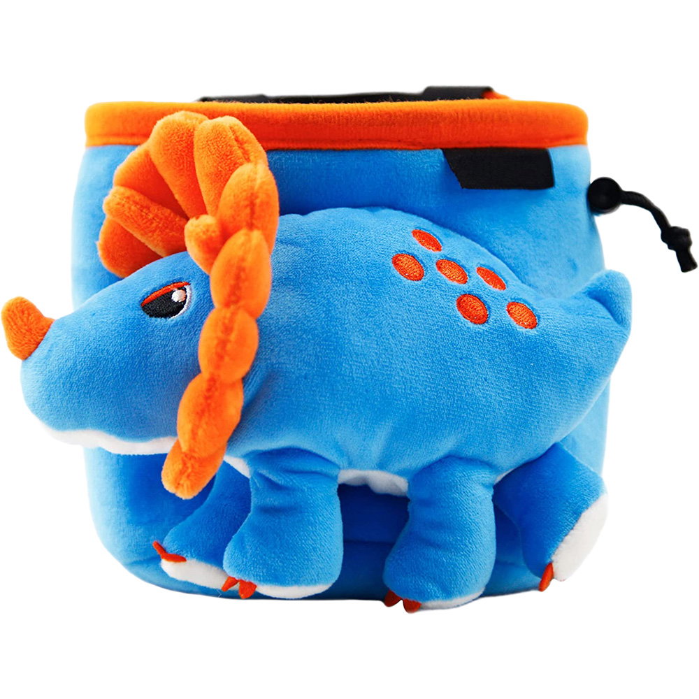 YY Vertical - Chalk Bag Triceratops blau