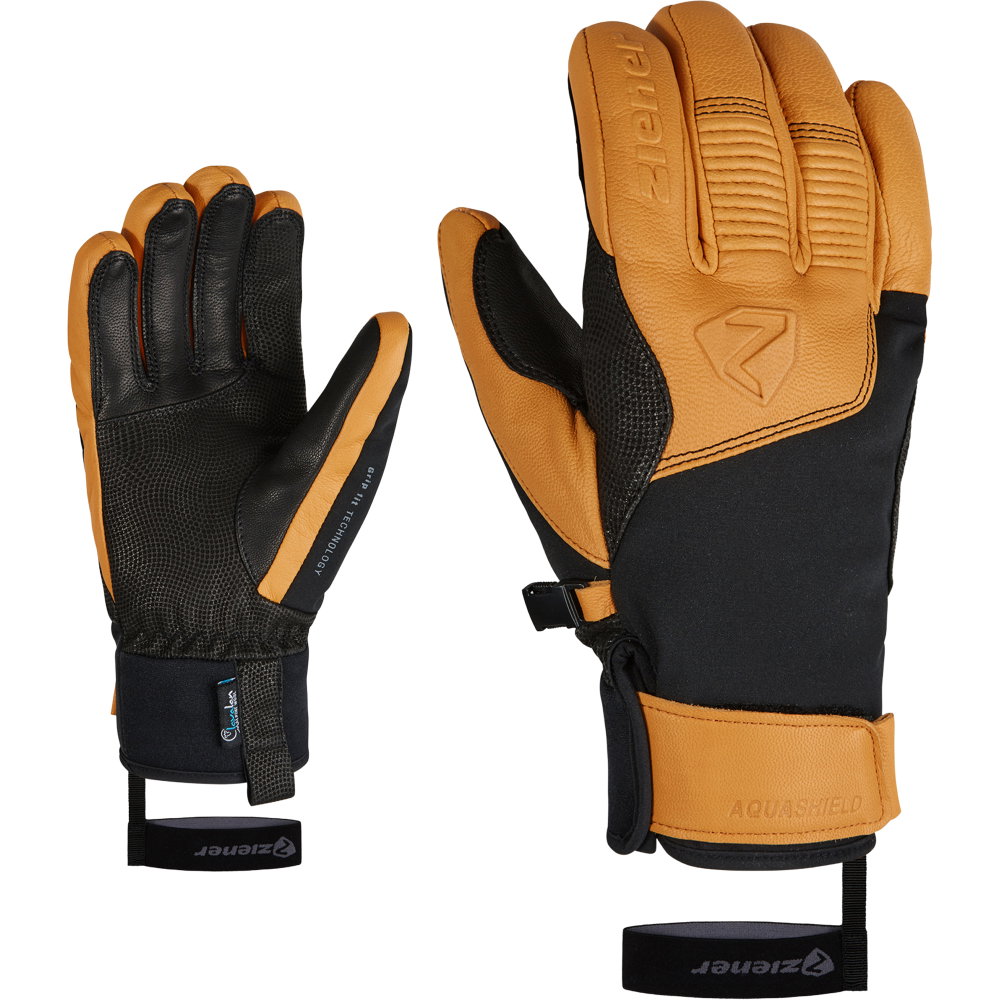 Ziener - Ganzenberg-Z AS® AW Skihandschuhe Herren schwarz