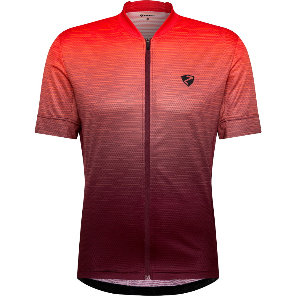 Ziener - Nelete Radtrikot Herren redwood