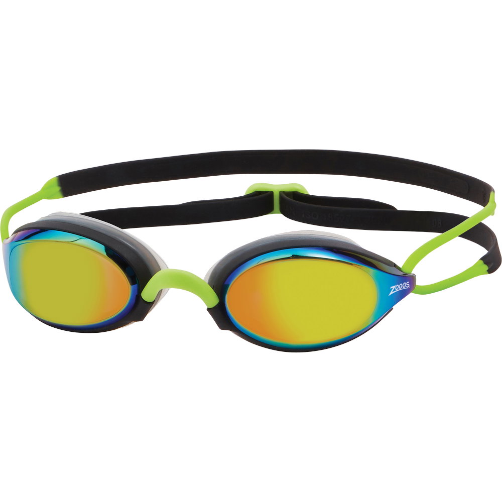 Zoggs - Fusion Air Titanium Schwimmbrille black lime mirror gold