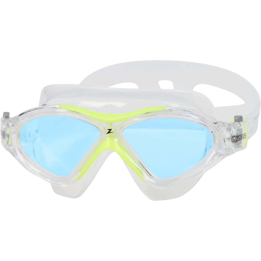 Zoggs - Super Seal Junior Mask Schwimmbrille Kinder clear yellow tint blue