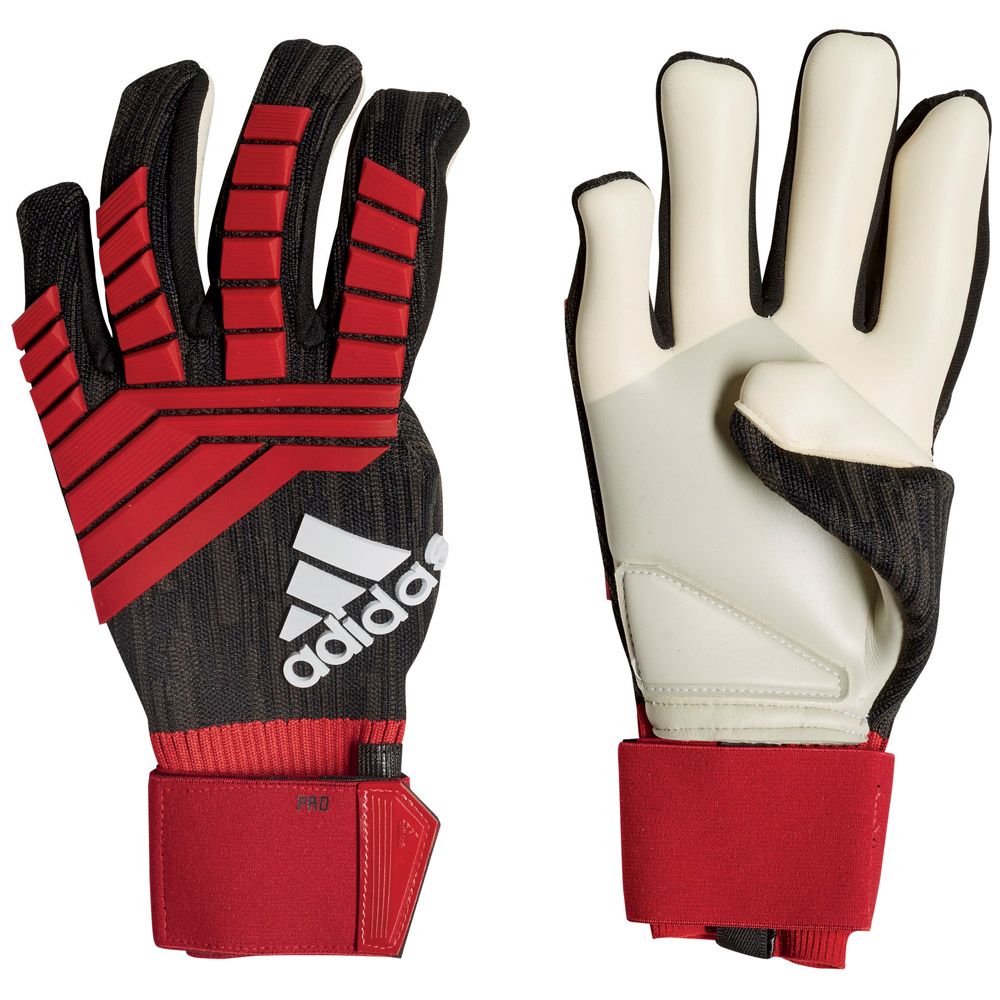 adidas - Predator Pro Goalkeeper Gloves black red white at Sport Bittl Shop