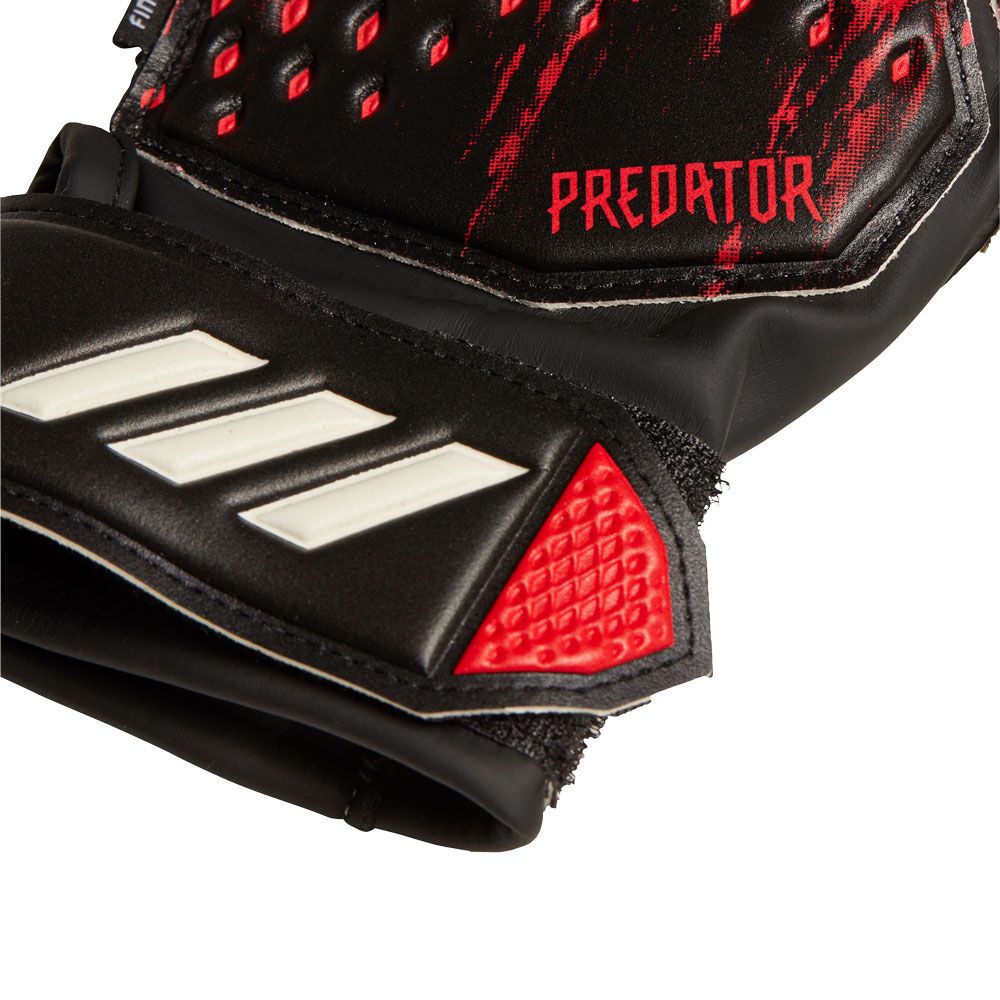 adidas Predator 19.1 Firm Ground Leather Cleats Black.