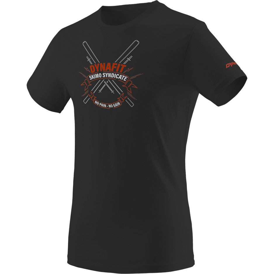 Dynafit Graphic T Shirt Men Black Out Skimo At Sport Bittl Shop