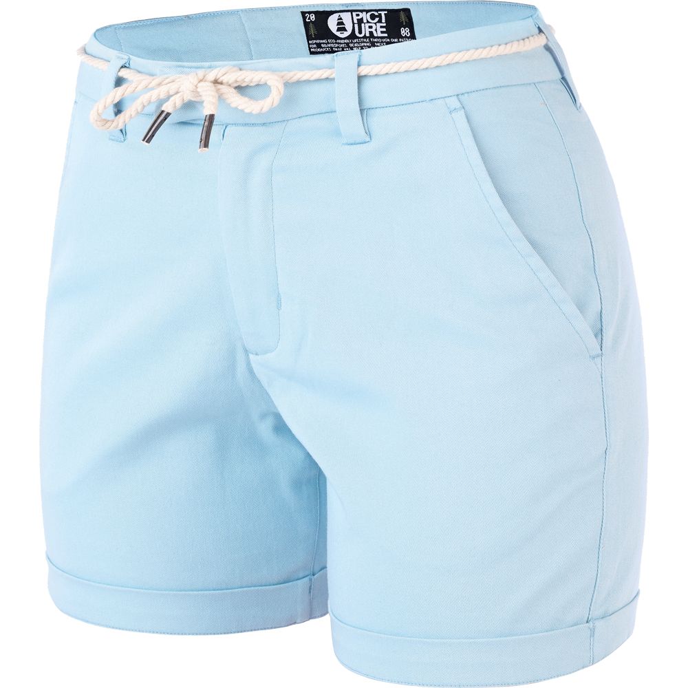 Womens blue chino shorts clearance