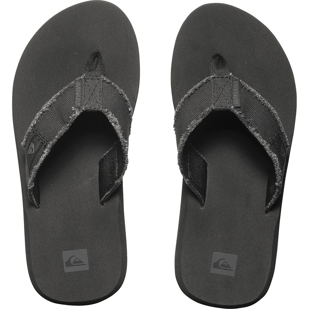 boys black flip flops