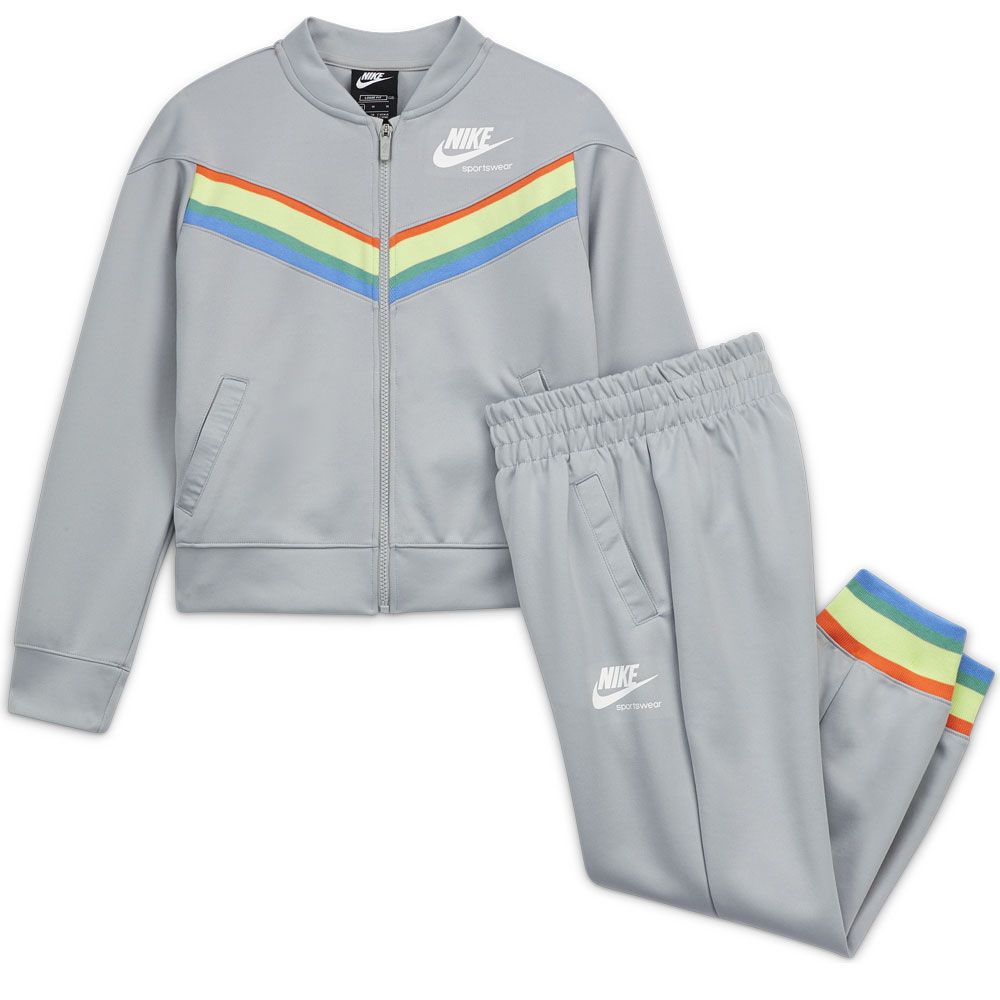 Nike sportswear tracksuit light smoke grey clearance