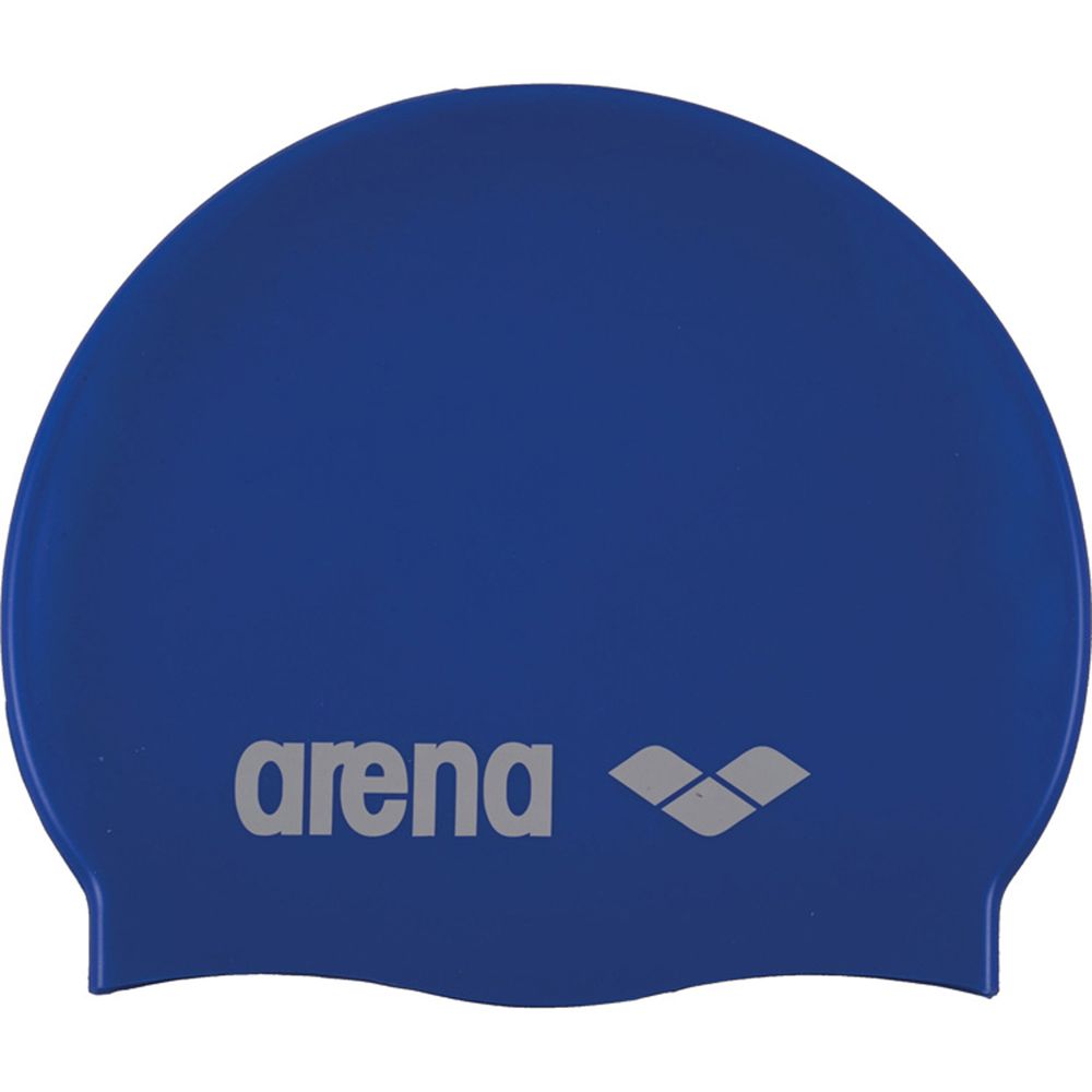 blue swim cap
