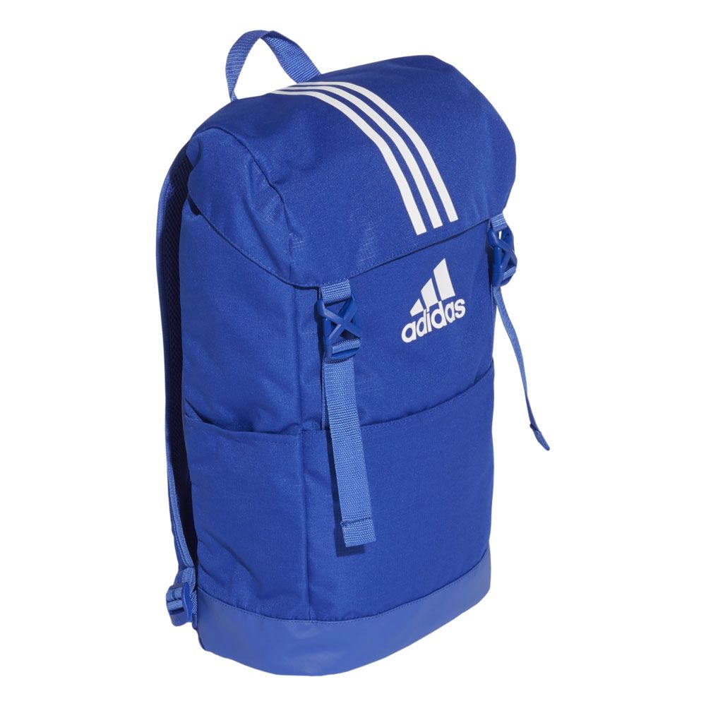 adidas backpack blue and white