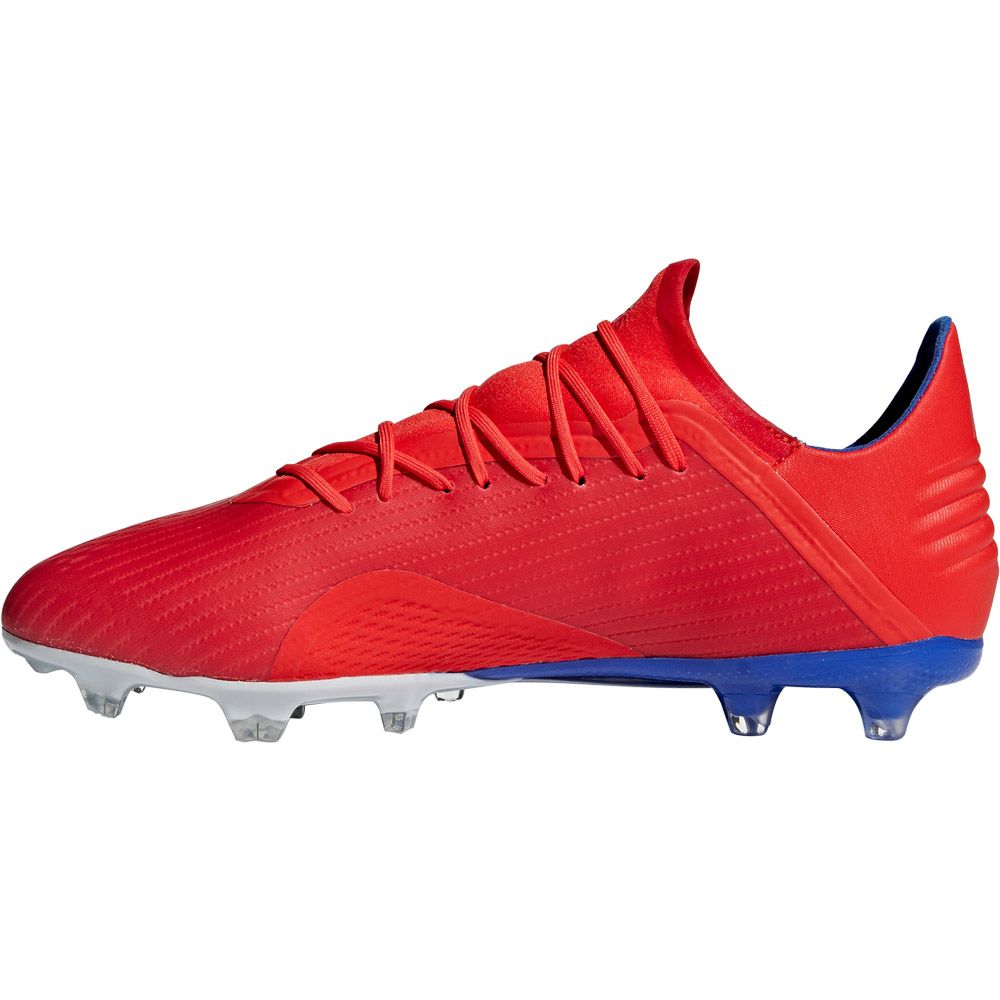 Adidas X 18 2 Fg Football Shoes Active Red Silver Met Bold Blue